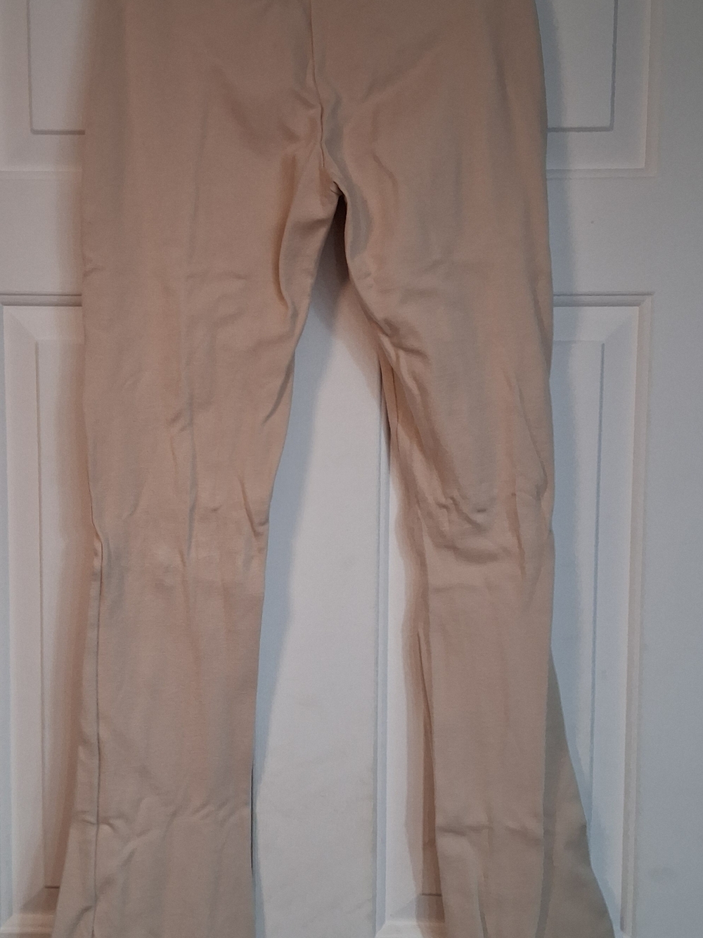 Fashion Nova Beige High-Waist Flare Pants Juniors Casual Bottoms - Picture 3 of 6